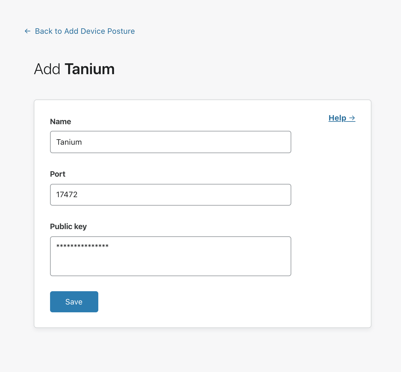 Configuring Zero Trust Policy