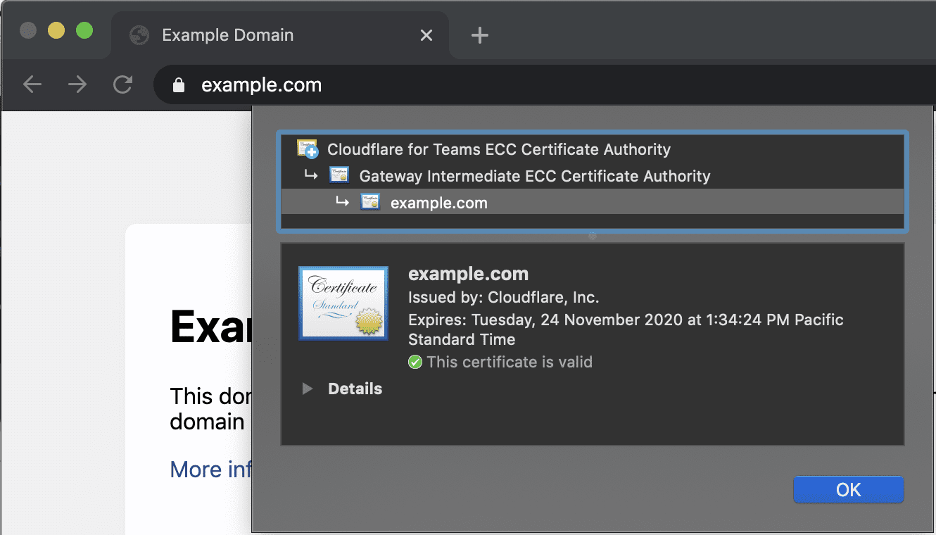 Cloudflare for Teams Root CA