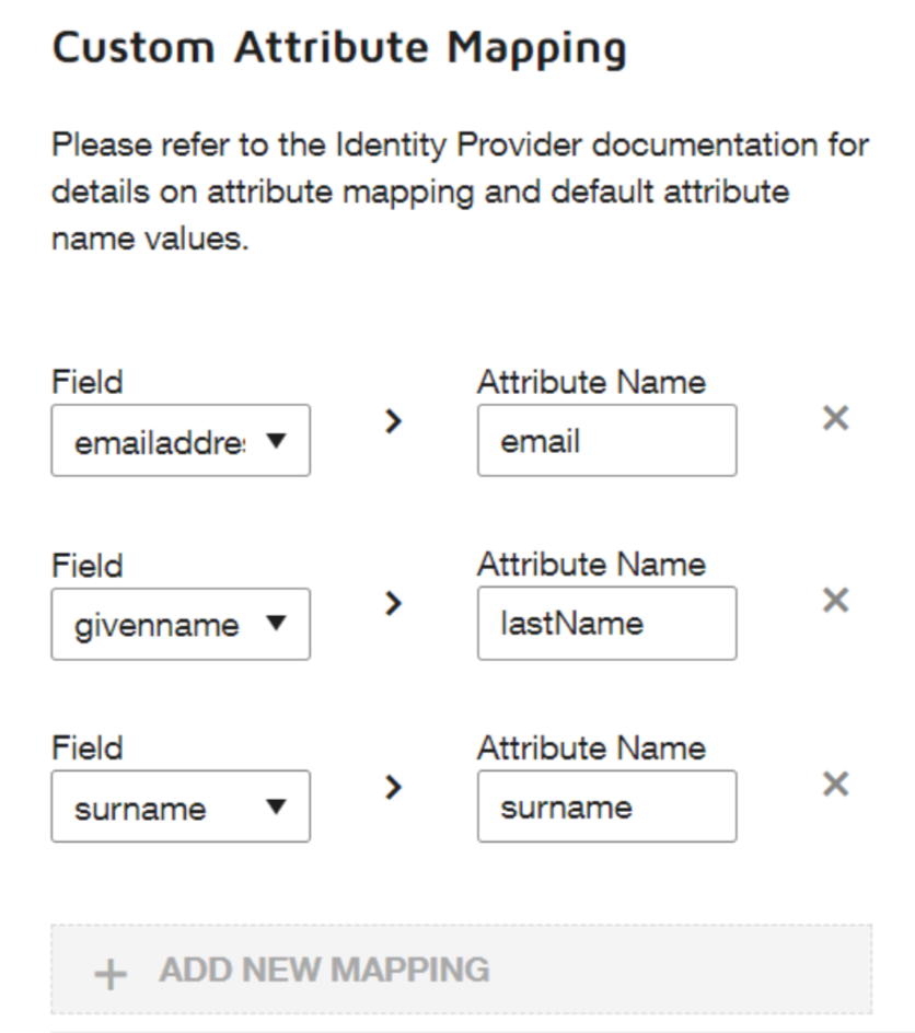 DocuSign Custom Attributes mapping